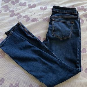🎁 3 for $15. Old Navy dark denim zipped bottom Rockstar Skinny Jeans size 6